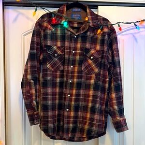 Vintage Pendleton 100% Wool Flannel